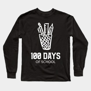 100 days of school Long Sleeve T-Shirt